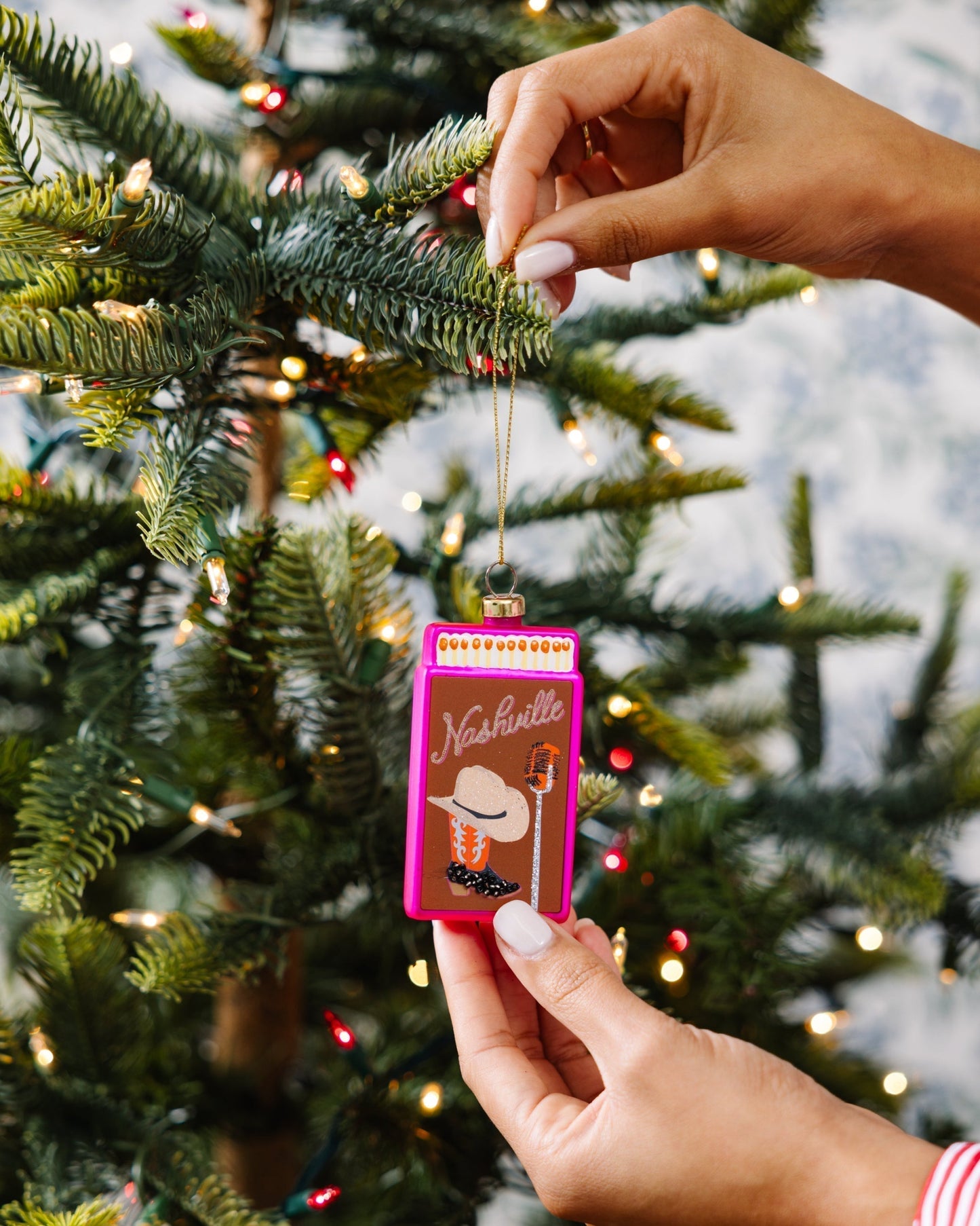 Matchbook Ornament - Nashville - Furbish Studio