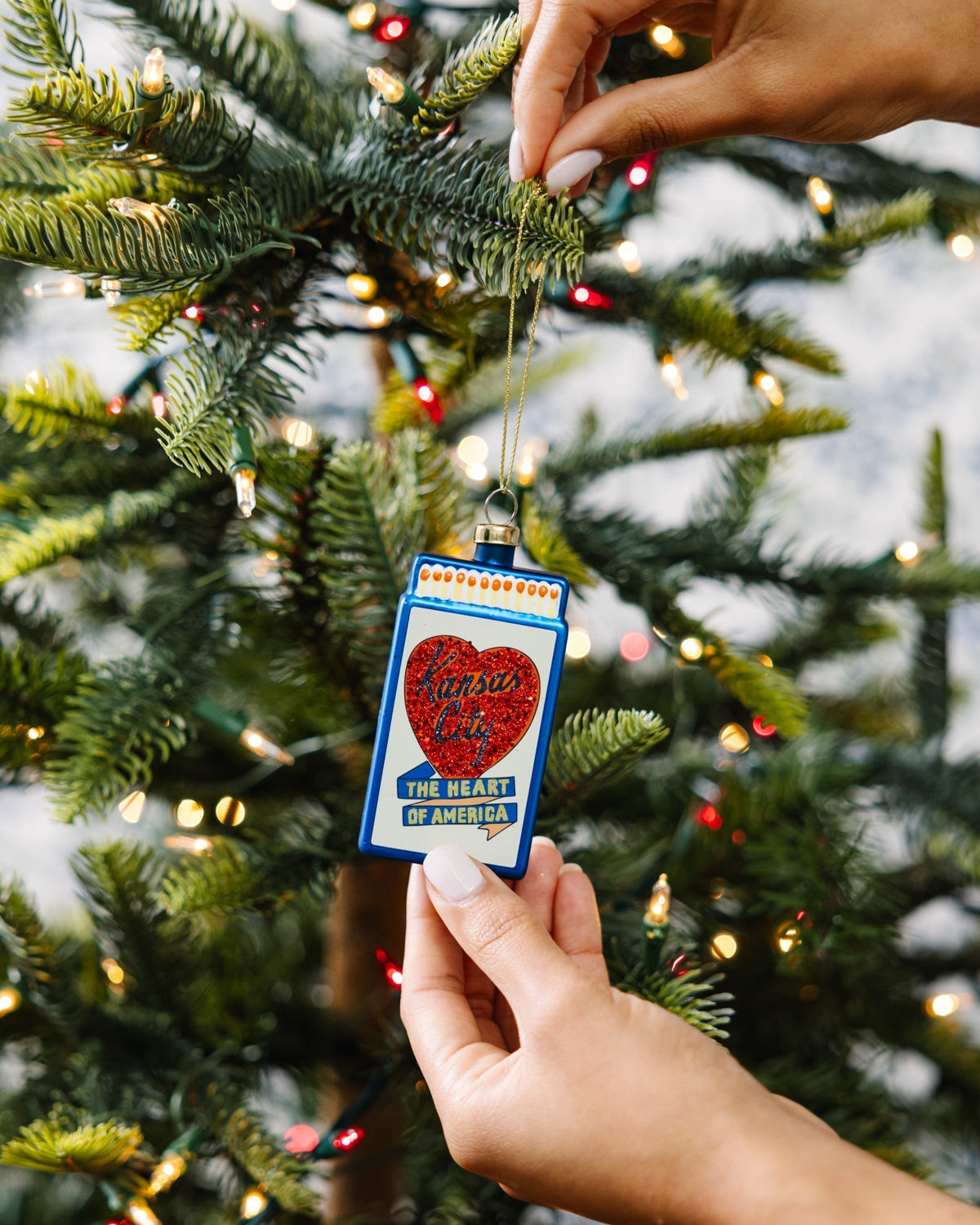 Matchbook Ornament - Kansas City - Furbish Studio
