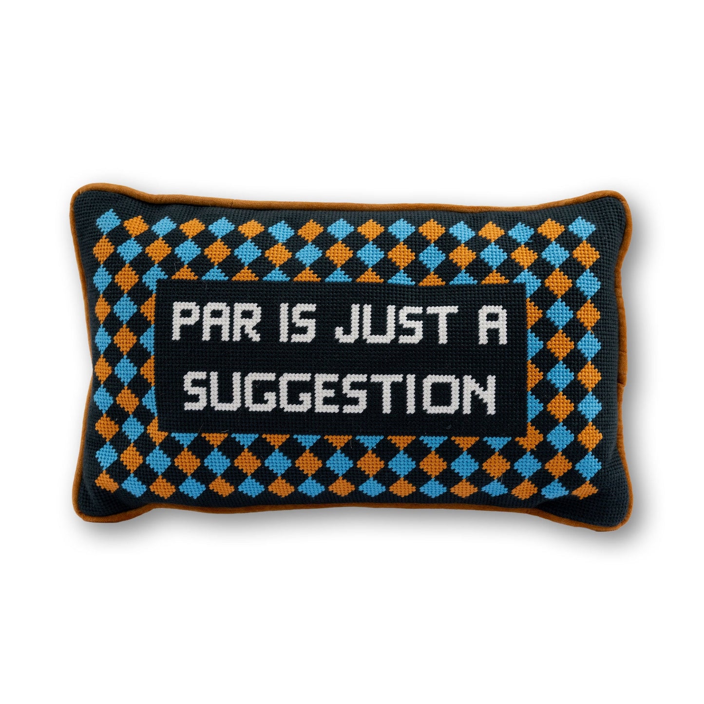 Par Is A Suggestion Needlepoint Pillow - Furbish Studio