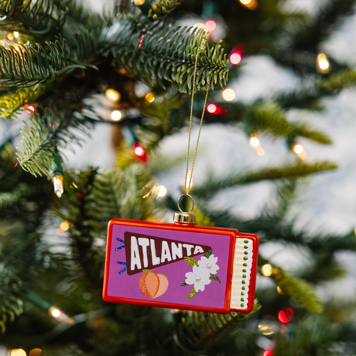 Matchbook Ornament - Atlanta - Furbish Studio