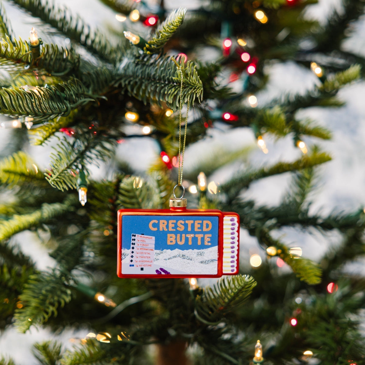 Matchbook Ornament - Crested Butte - Furbish Studio