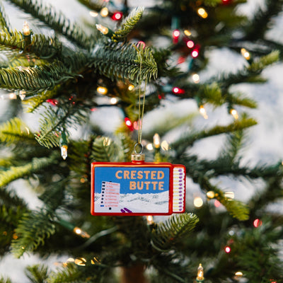 Matchbook Ornament - Crested Butte - Furbish Studio