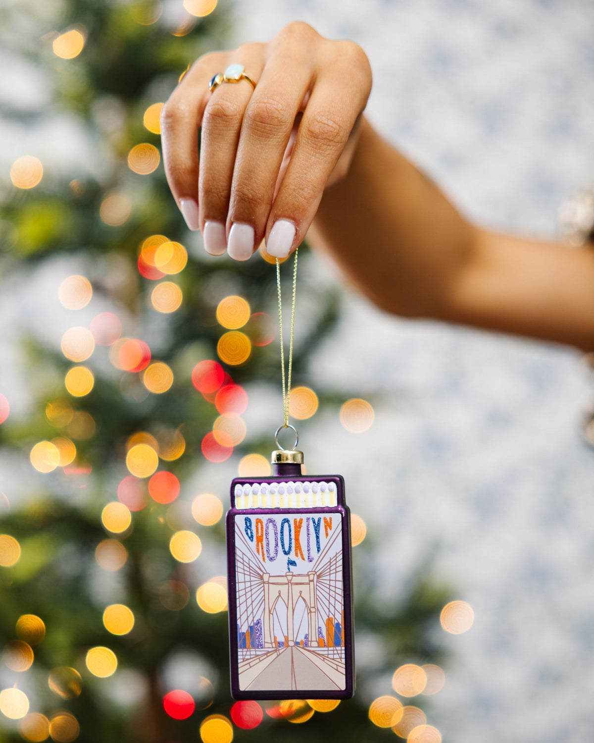 Matchbook Ornament - Brooklyn - Furbish Studio