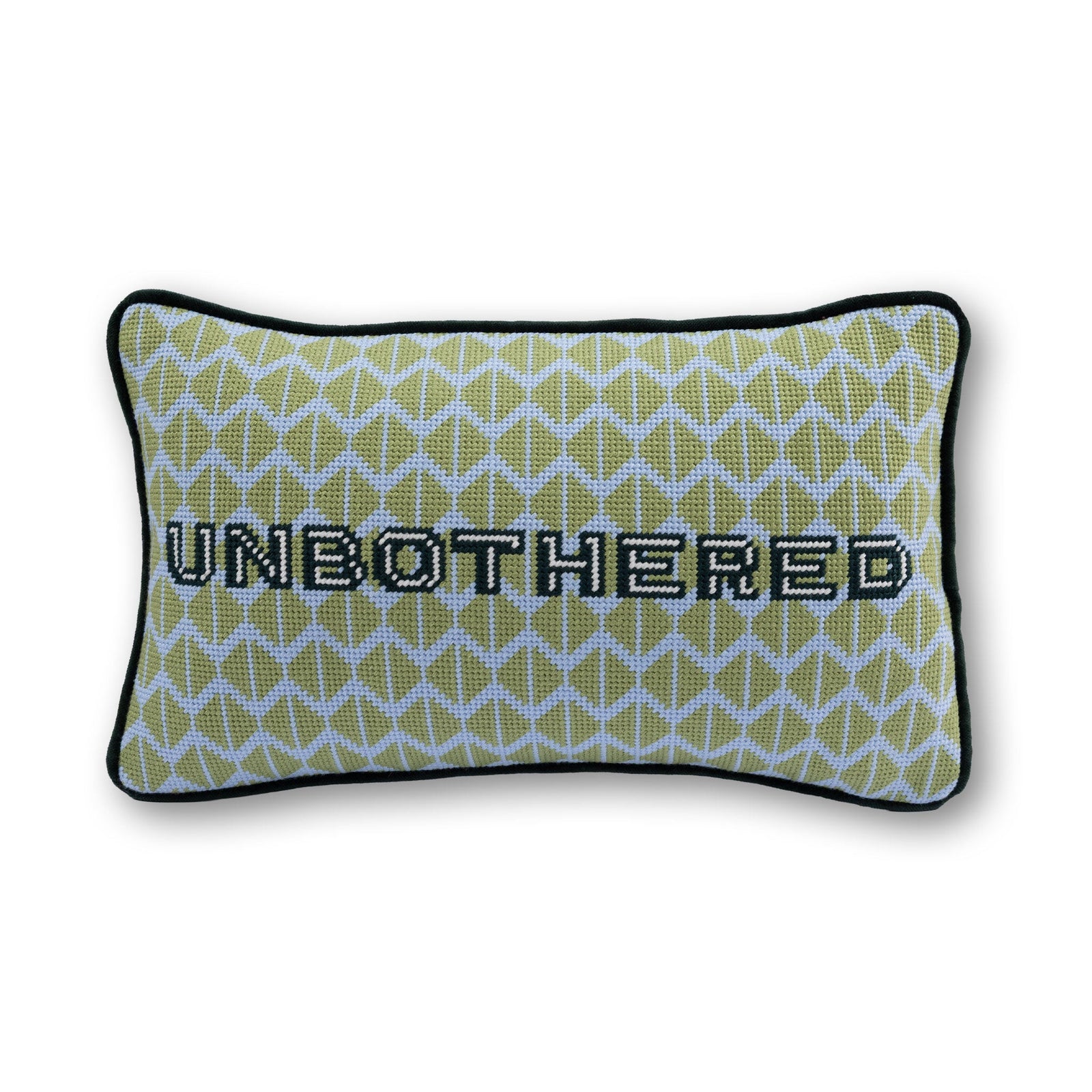 Unbothered Needlepoint Pillow - Furbish Studio