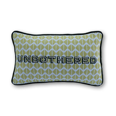 Unbothered Needlepoint Pillow - Furbish Studio