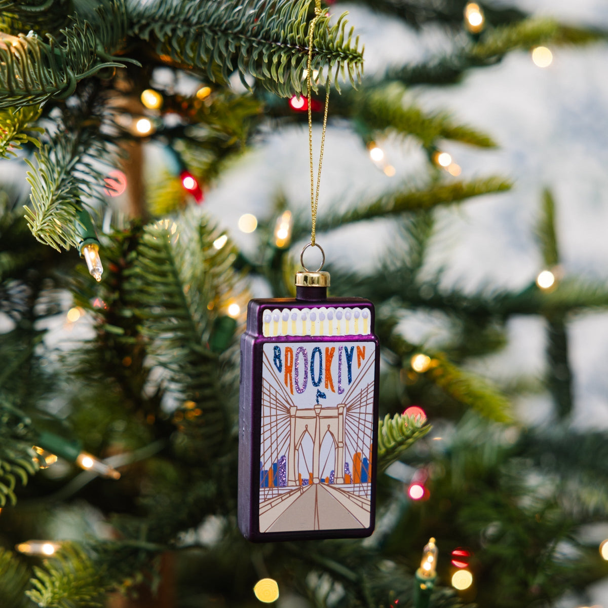 Matchbook Ornament - Brooklyn - Furbish Studio