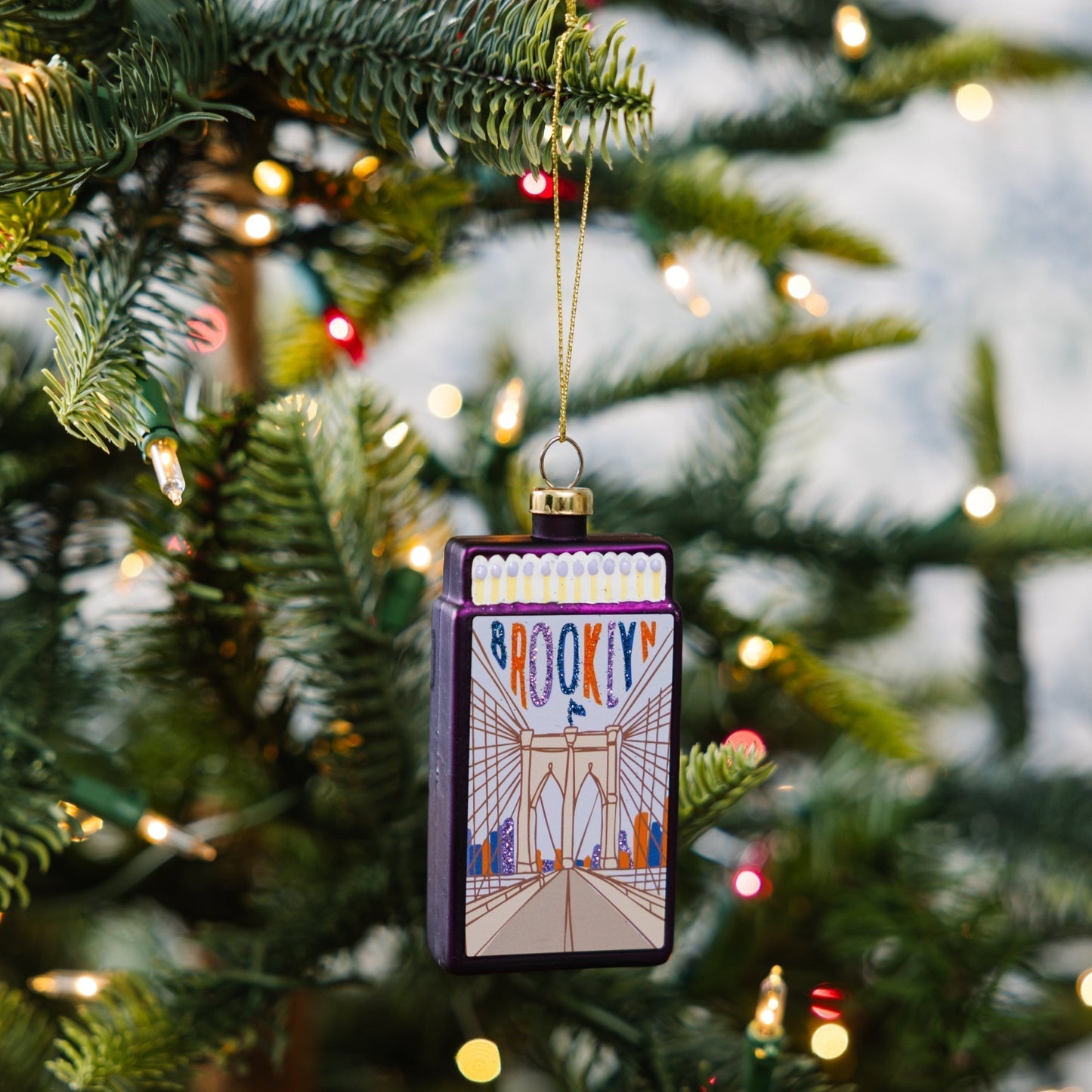 Matchbook Ornament - Brooklyn - Furbish Studio