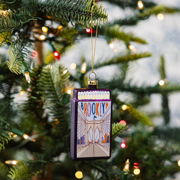 Matchbook Ornament - Brooklyn - Furbish Studio