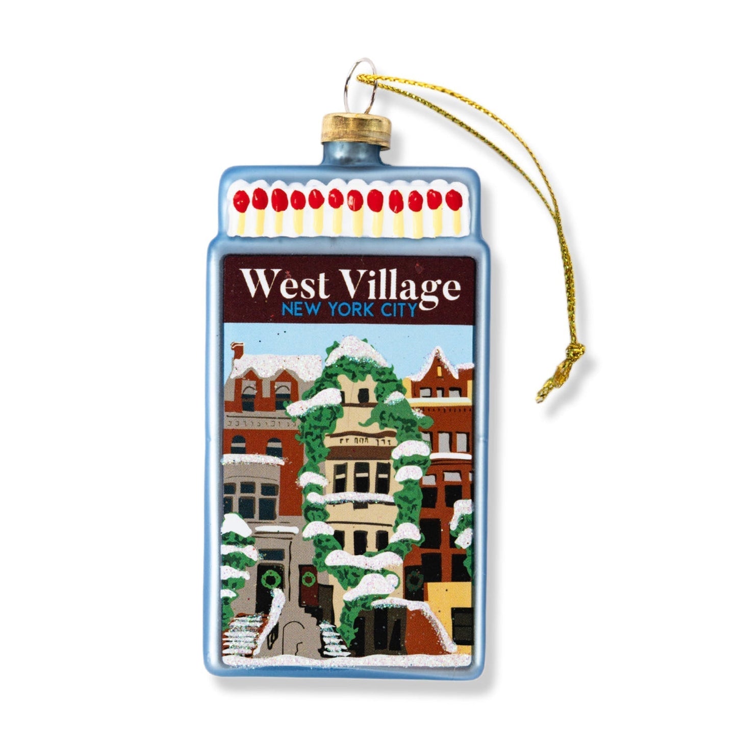 Matchbook Ornament - West Village - Furbish Studio