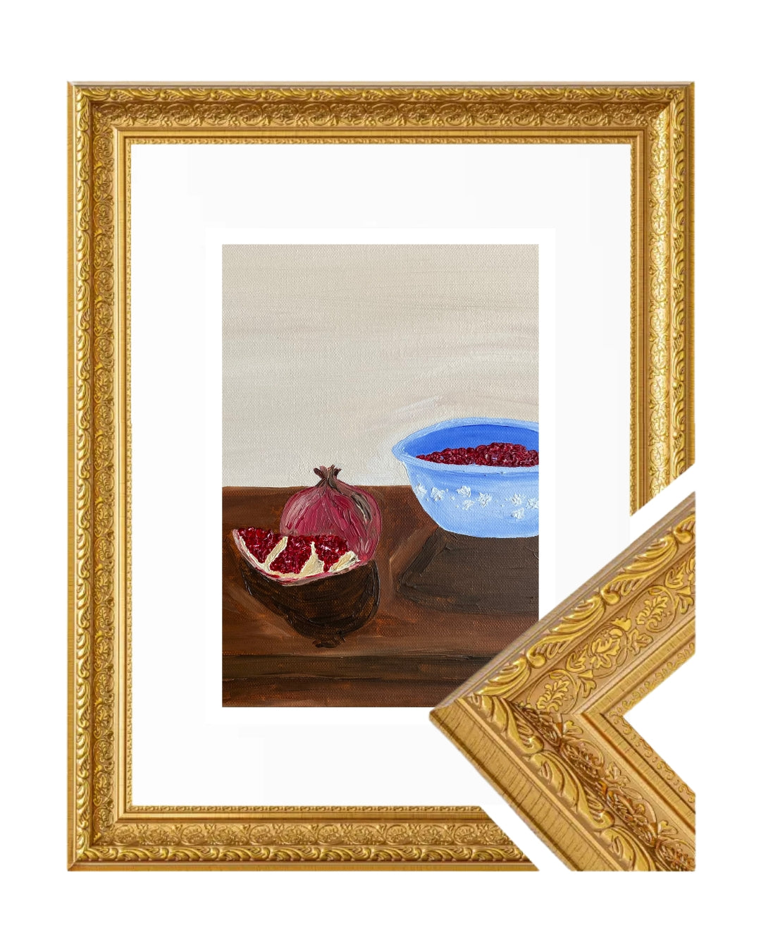 Peeled Pomegranate Fine Art Print