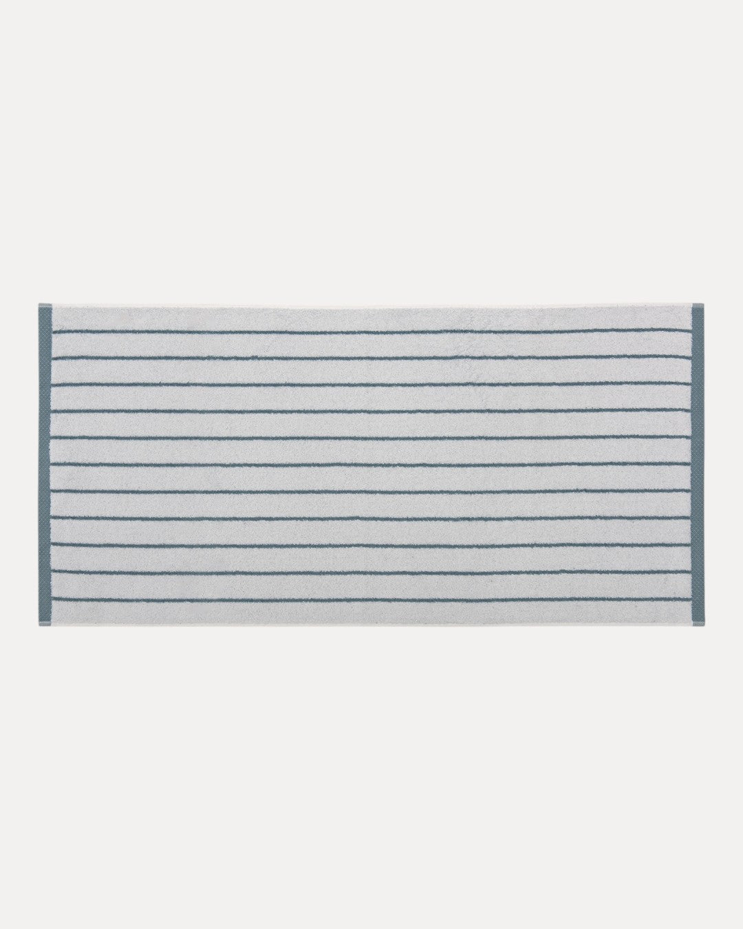 Blue Striped Bath Towel, 100% Cotton 500 g/m²