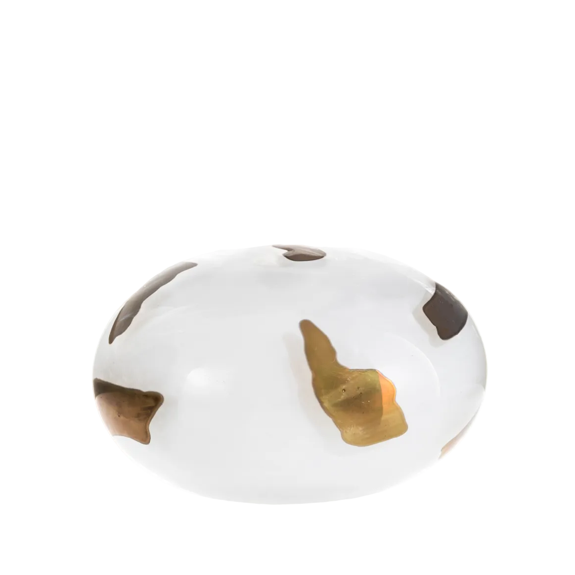 "White Gold Pearl" Paperweight