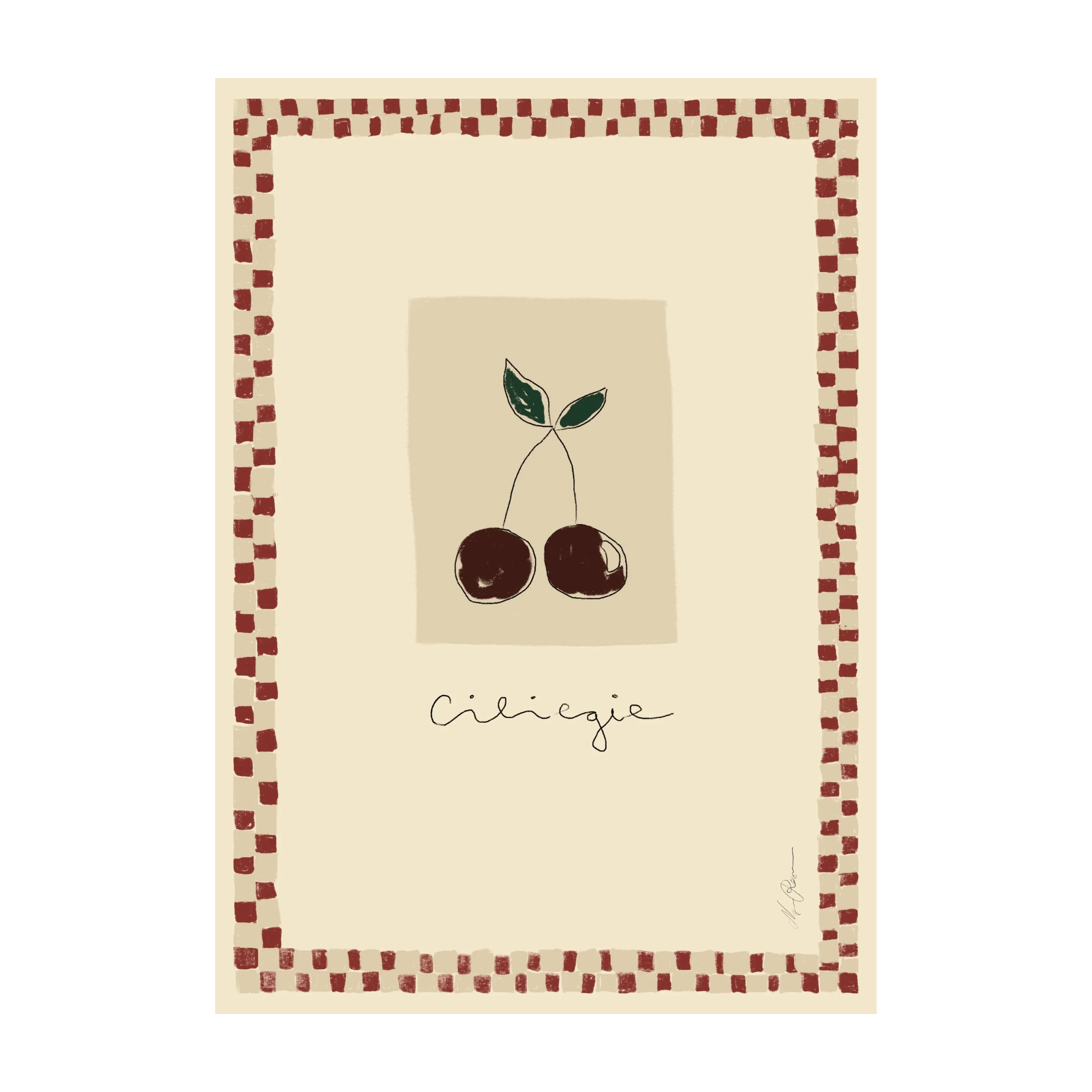 Oggetto Ciliegie Print