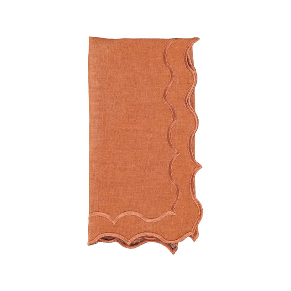 Napkin Navy, Terracotta with Terracotta