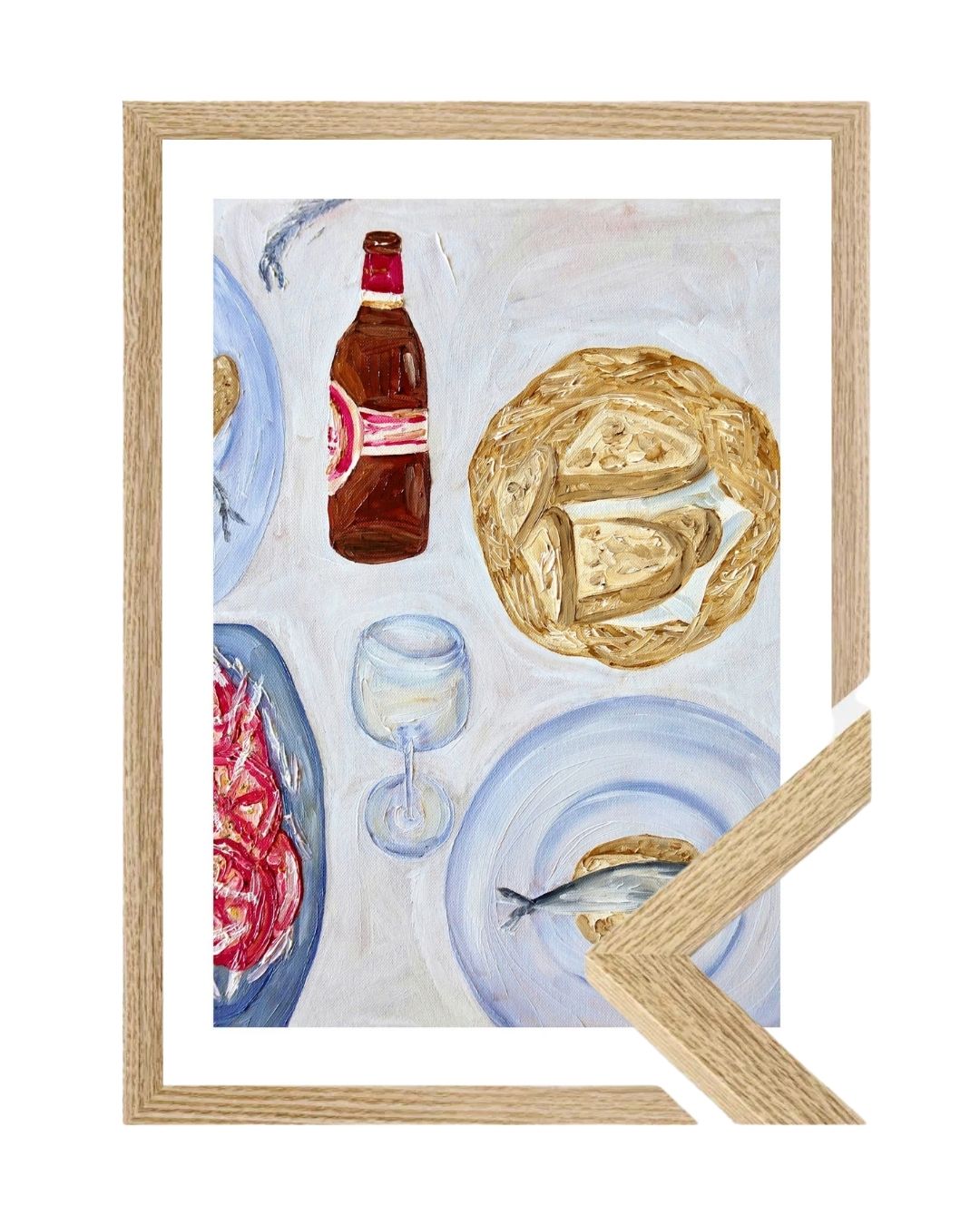 A Little Table in the Shade I Fine Art Print