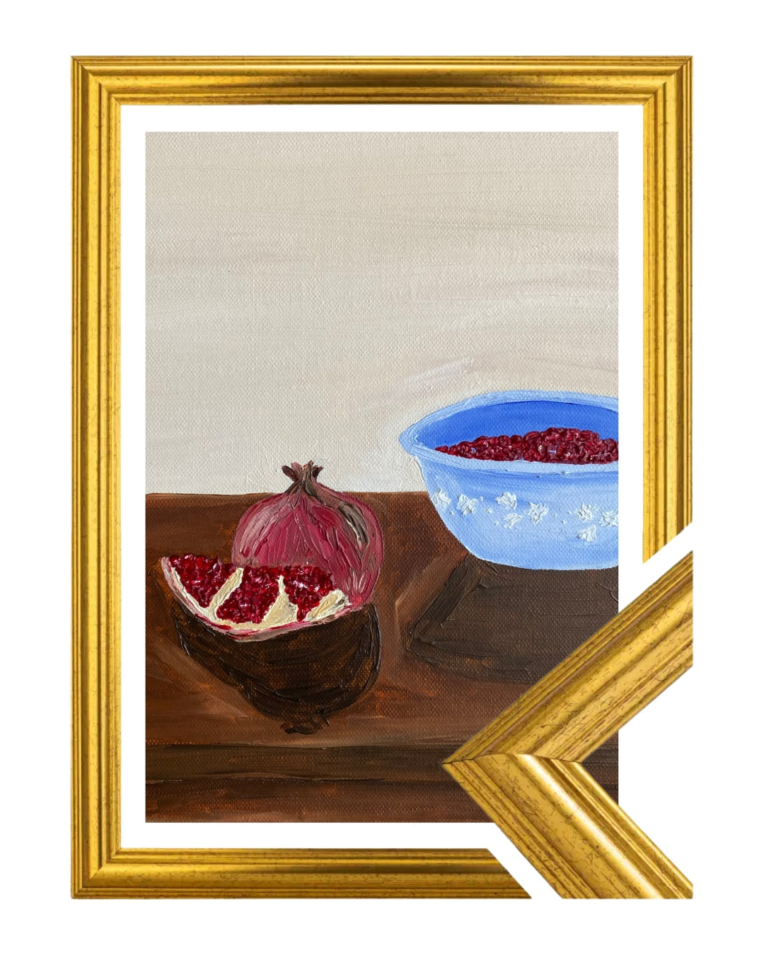 Peeled Pomegranate Fine Art Print