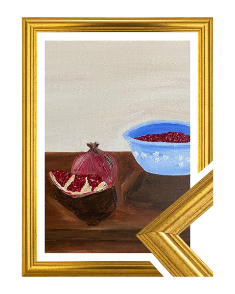 Peeled Pomegranate Fine Art Print