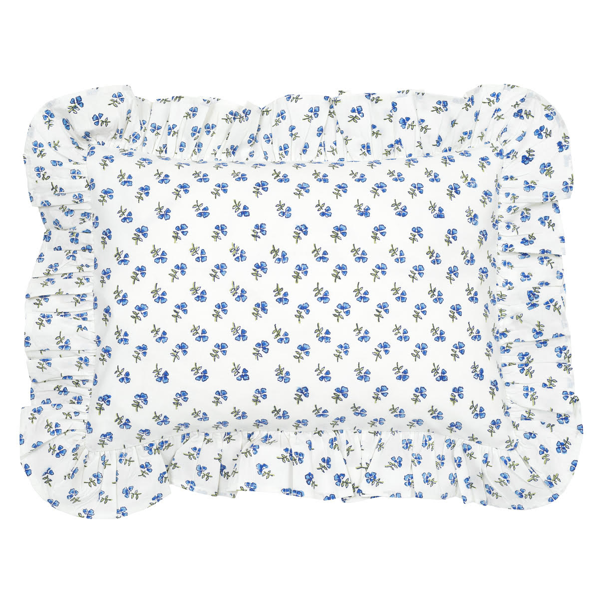 Blue Ditsy Baby / Boudoir Pillowcase