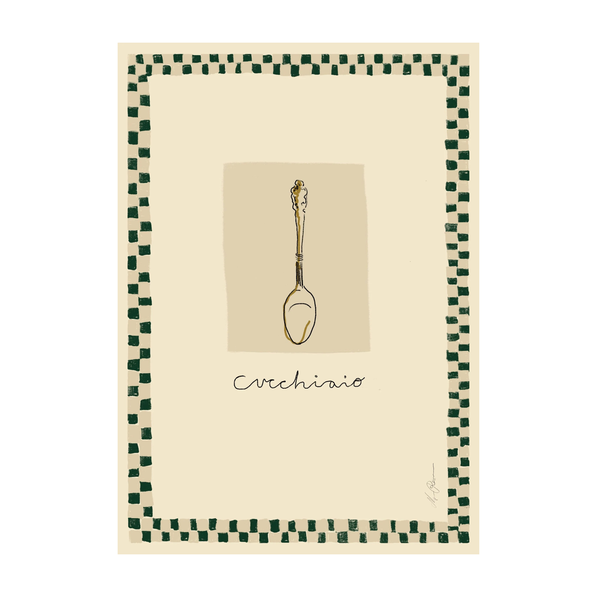 Oggetto Cucchiaio Print
