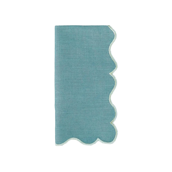 Napkin Ondulado, Blue with Blue