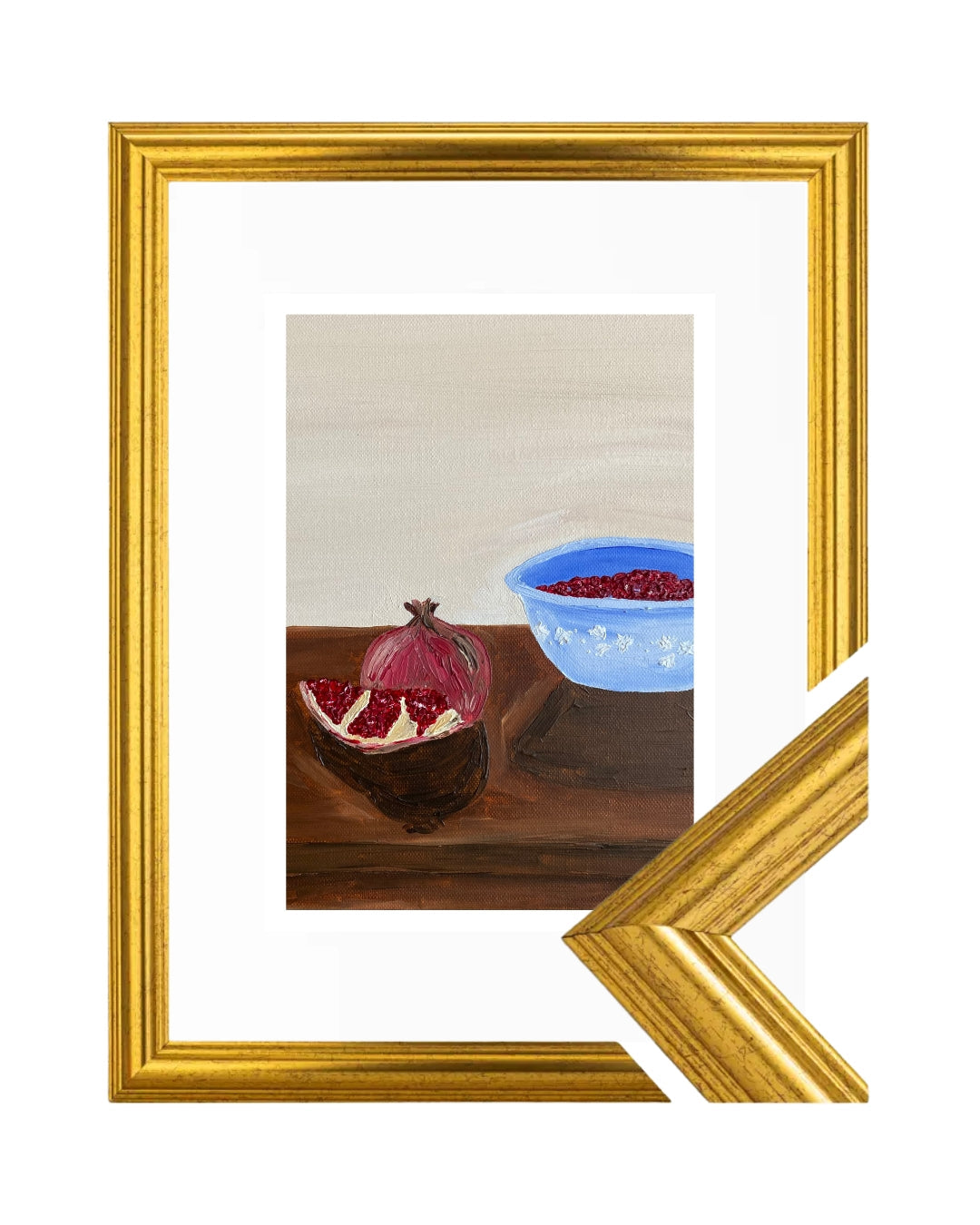 Peeled Pomegranate Fine Art Print