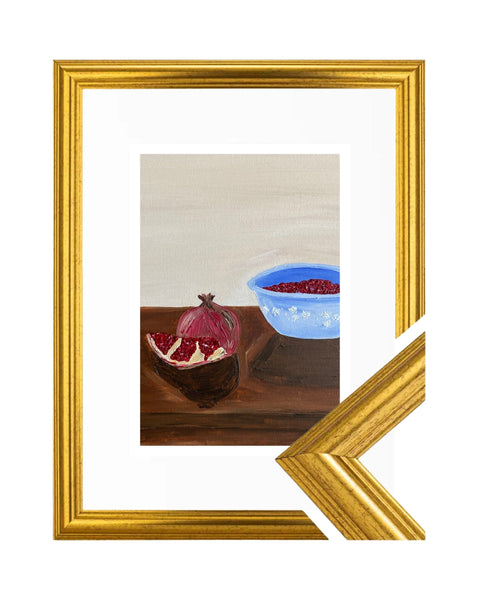 Peeled Pomegranate Fine Art Print