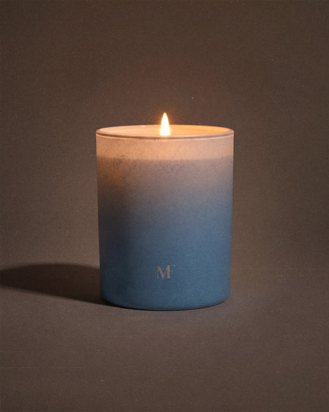 #26 Marie - Lagoon Blue Candle
