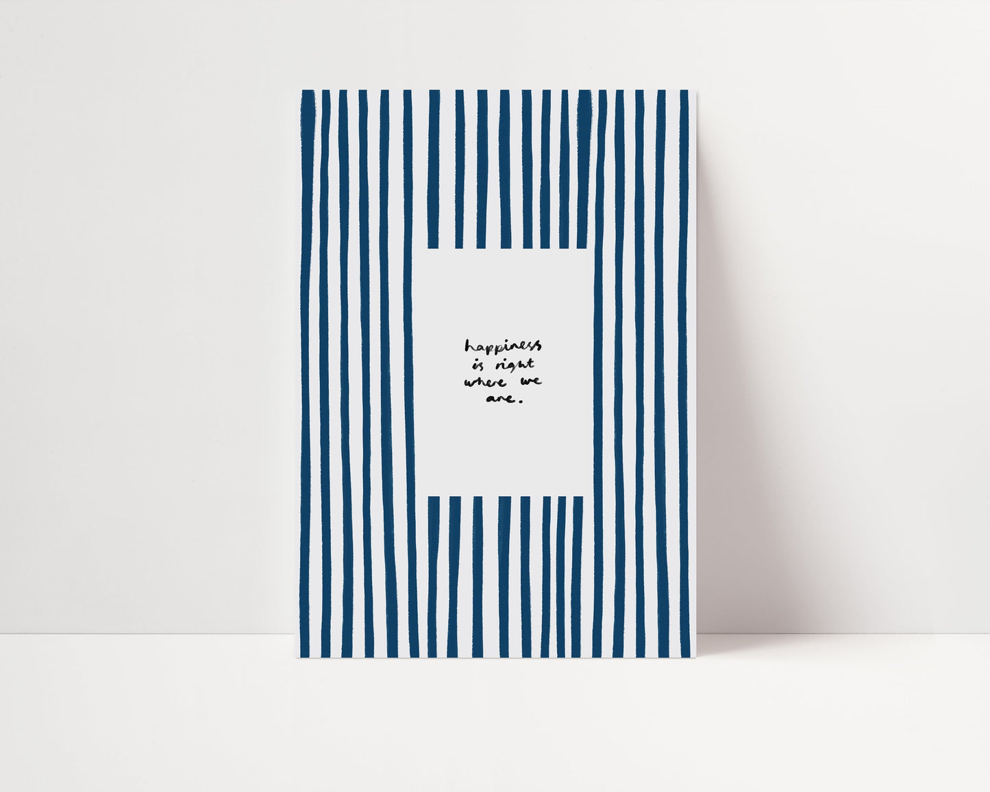Happiness Is Where We Are | Living Room Print | UNFRAMED