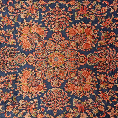 Ekbatan — Hand-knotted, 197x293 cm, Blue, 100% Virgin Wool | View 4