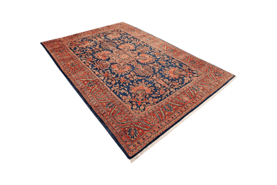 Ekbatan — Hand-knotted, 197x293 cm, Blue, 100% Virgin Wool | View 5