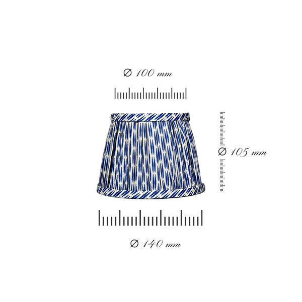 Lampshade Blue Ikat