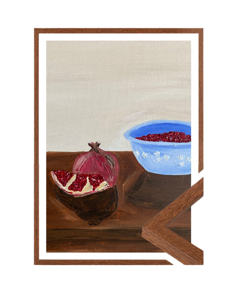 Peeled Pomegranate Fine Art Print
