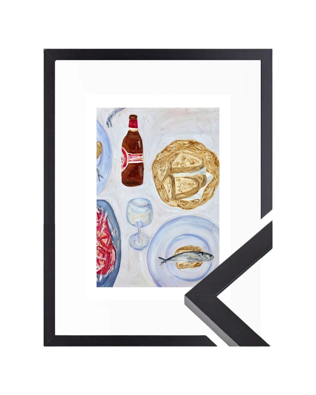 A Little Table in the Shade I Fine Art Print