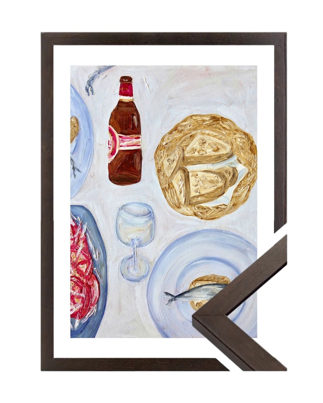 A Little Table in the Shade I Fine Art Print