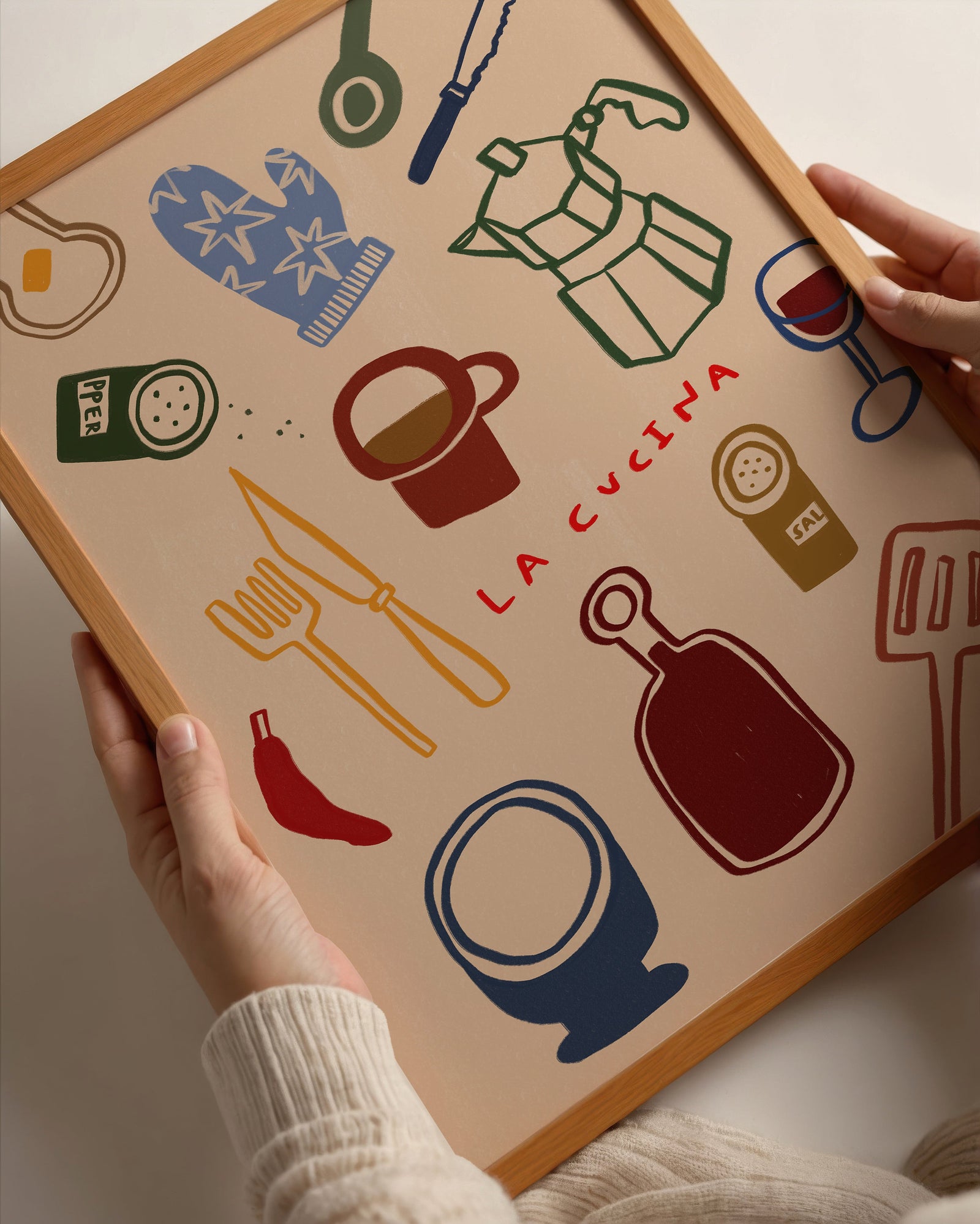 La Cucina | Italian Kitchen Print | UNFRAMED