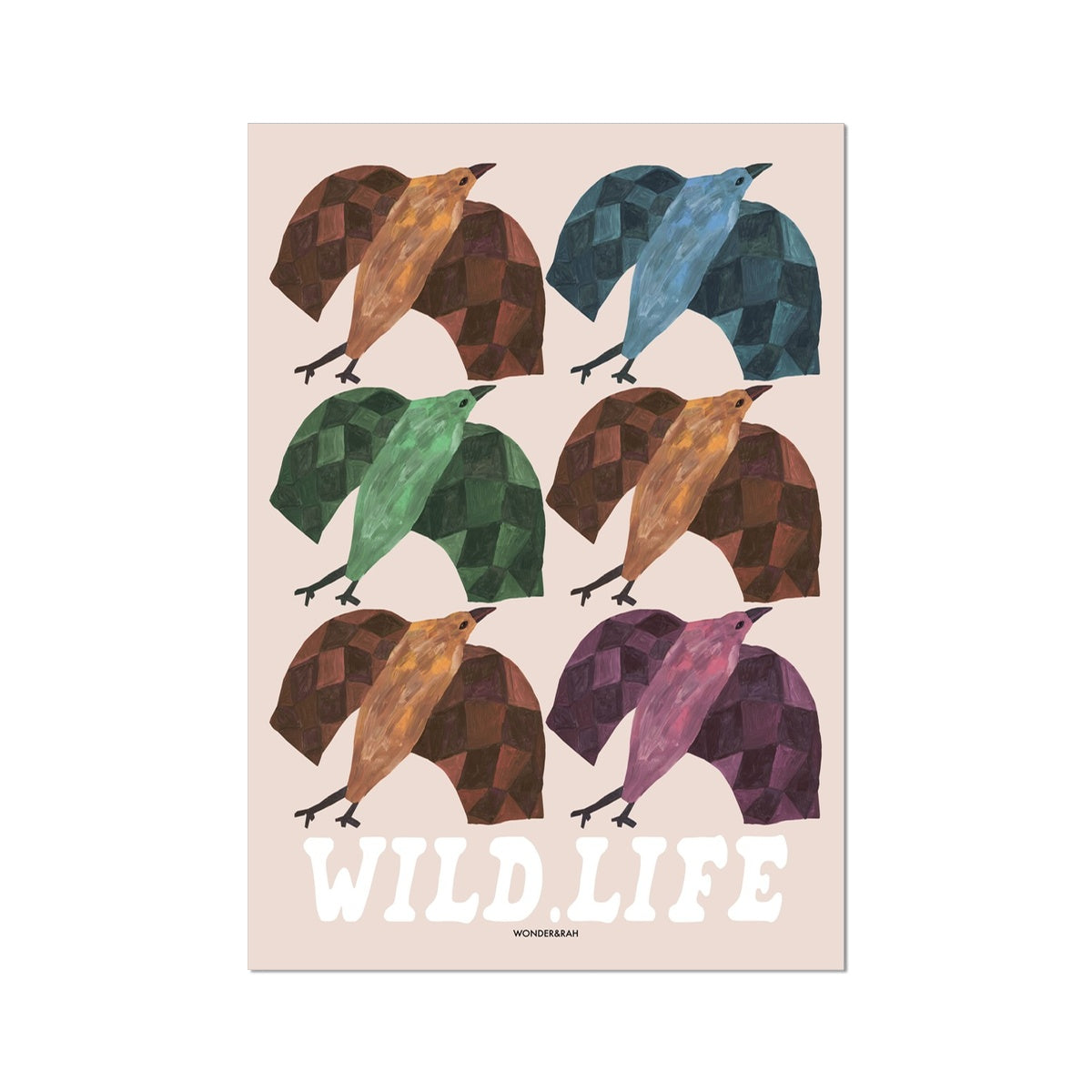 Wild Life Birds Print