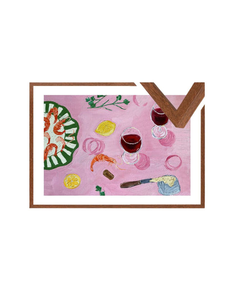 Snack After the Beach Fine Art Print