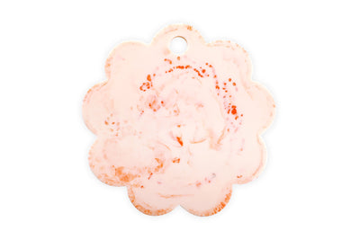 Scallop Resin Cheese Charcuterie Board, Pink 9 Inches - Casa Amarosa