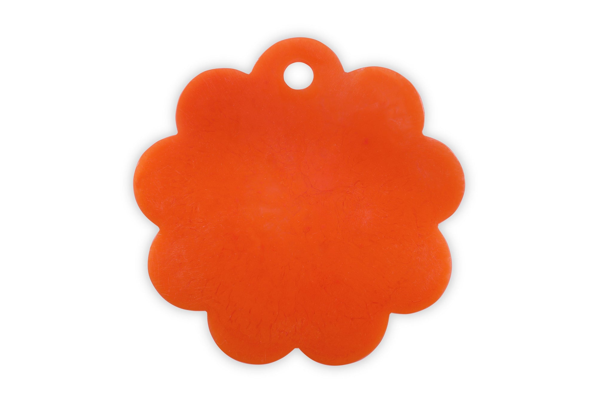 Scallop Resin Cheese Charcuterie Board, Orange