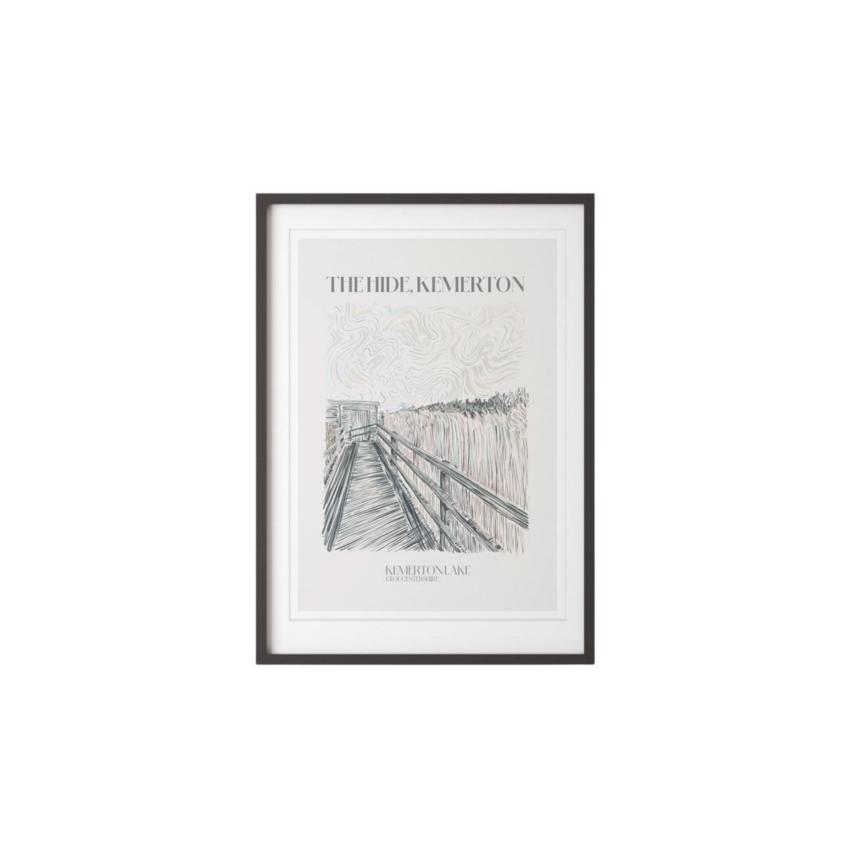 The Hide Kemerton Lakes Art Print
