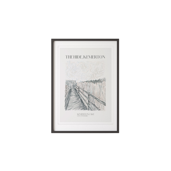 The Hide Kemerton Lakes Art Print