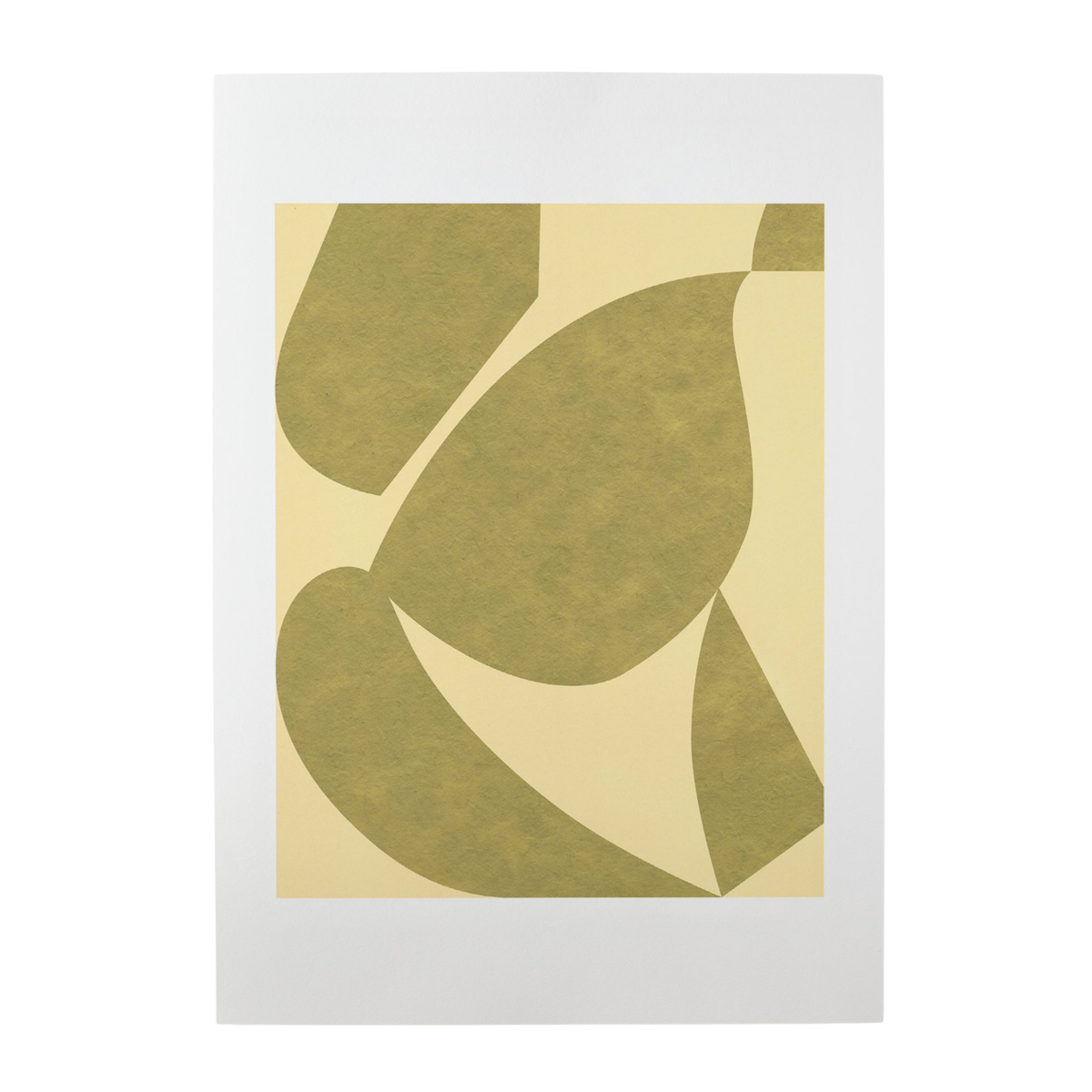 Settle Olive/Yellow Print