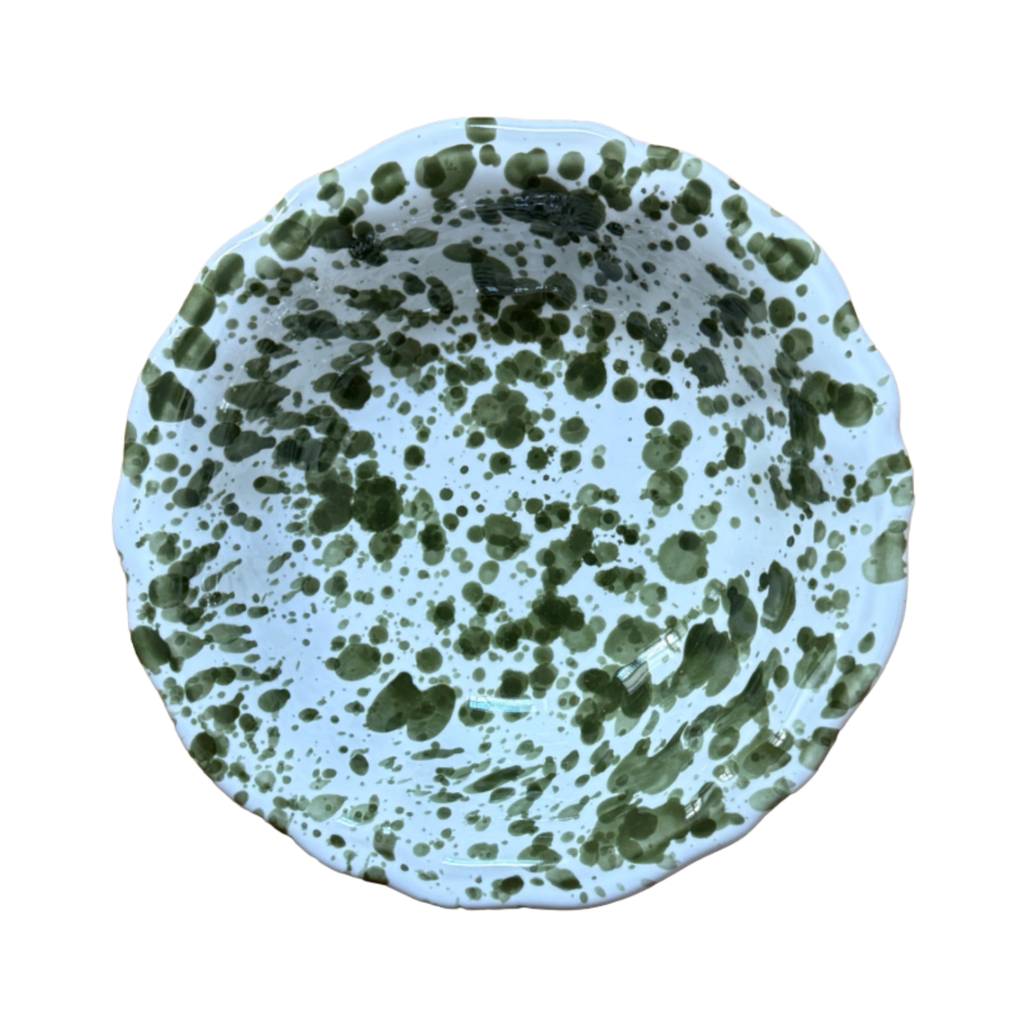 Bowl 14 cm Dots Green