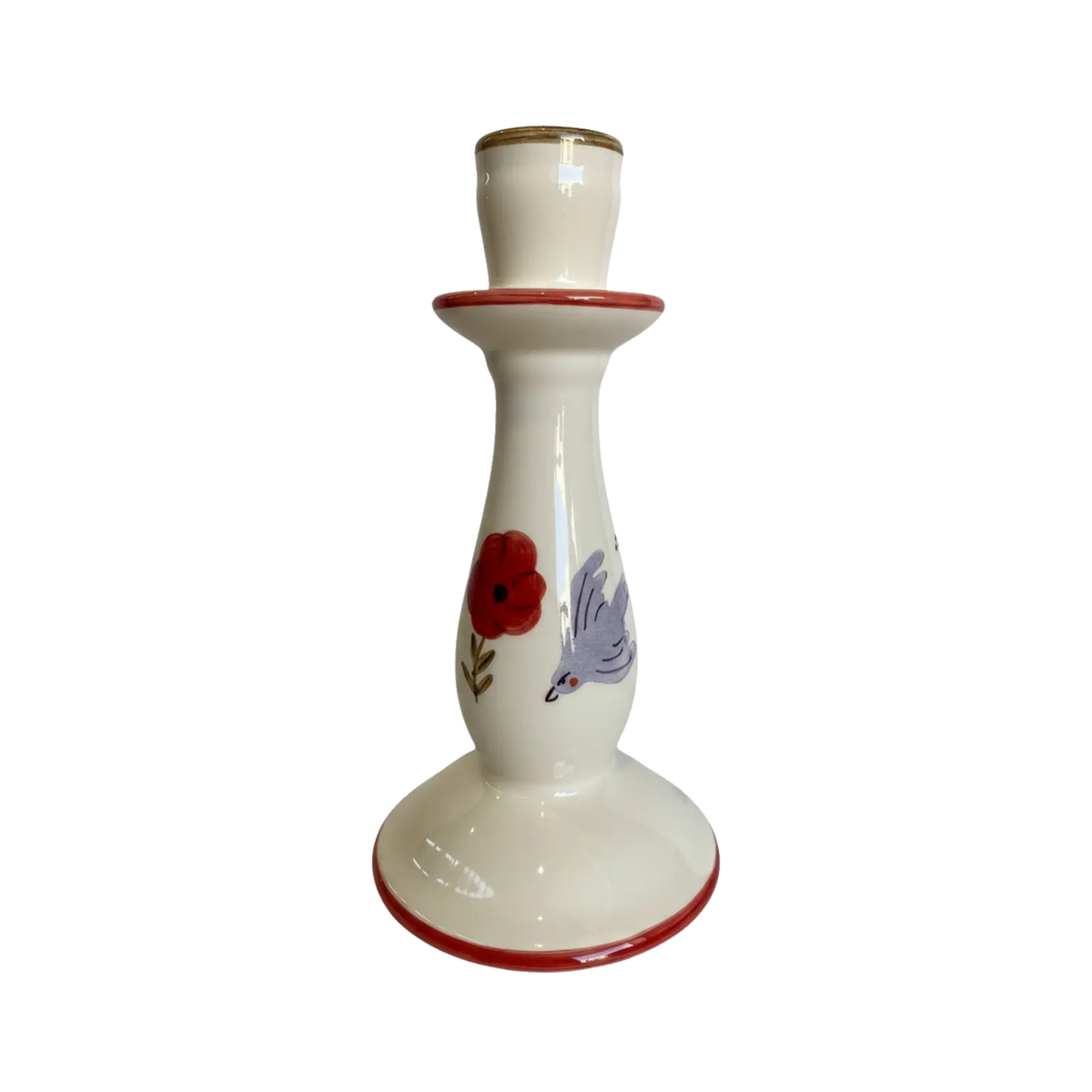 Bloom & Bird Candle Holder