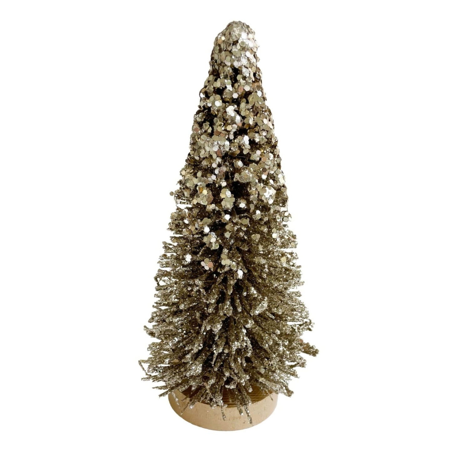 Holly Frosted Tabletop Tree - Set of 2