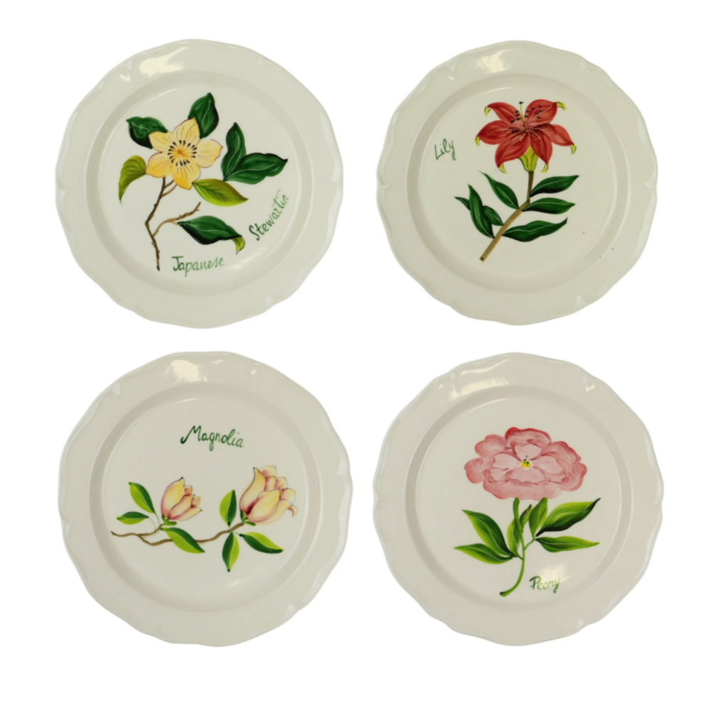 Set of 4 Botanica Salad Plates