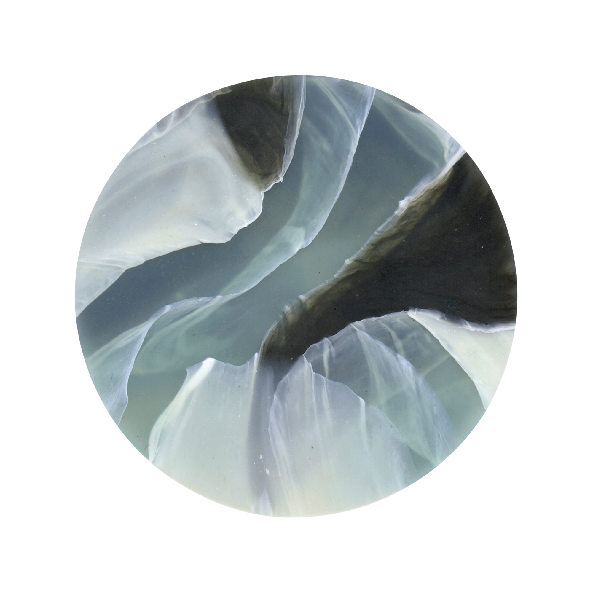 Recycled Plastic Set of 4 Marbled Coasters - Tortoiseshell Mix