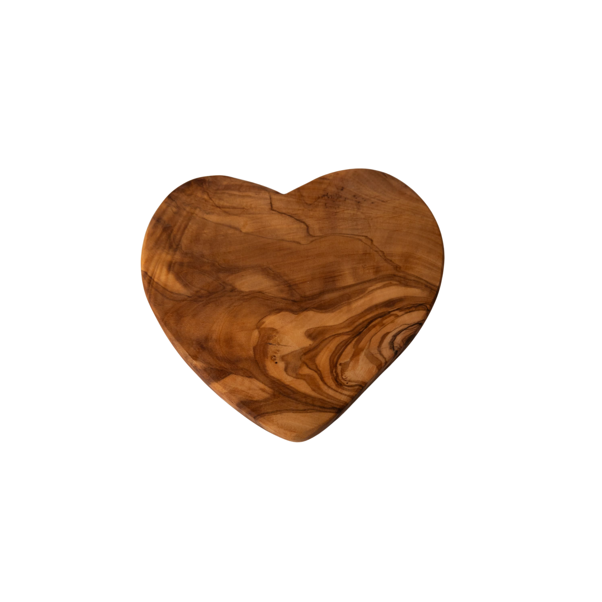 Heart-Shaped Olive Wood Board - Made in Italy
