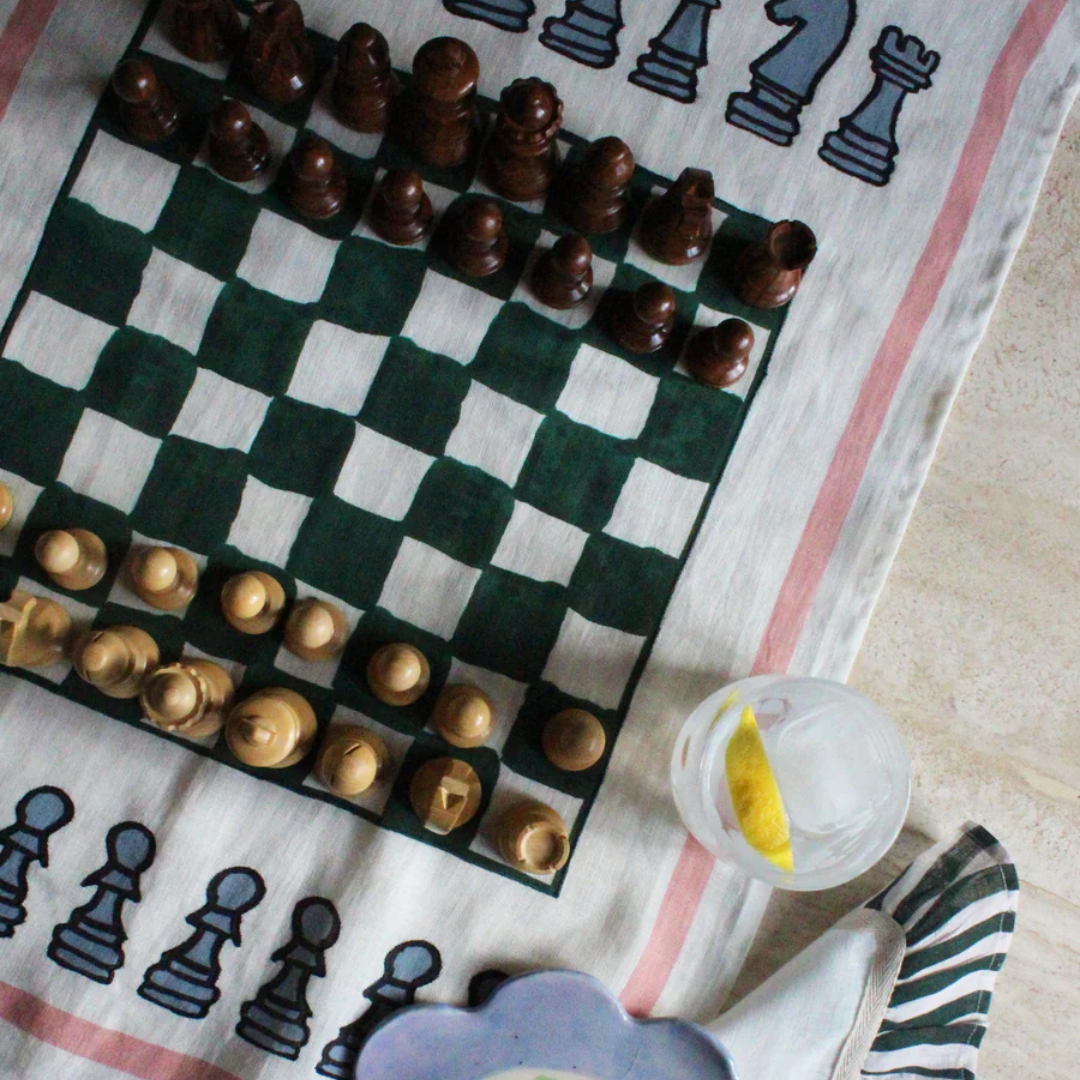 Chess Tea Towel