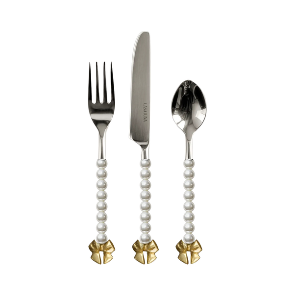 Pearls & Bow Cutlery